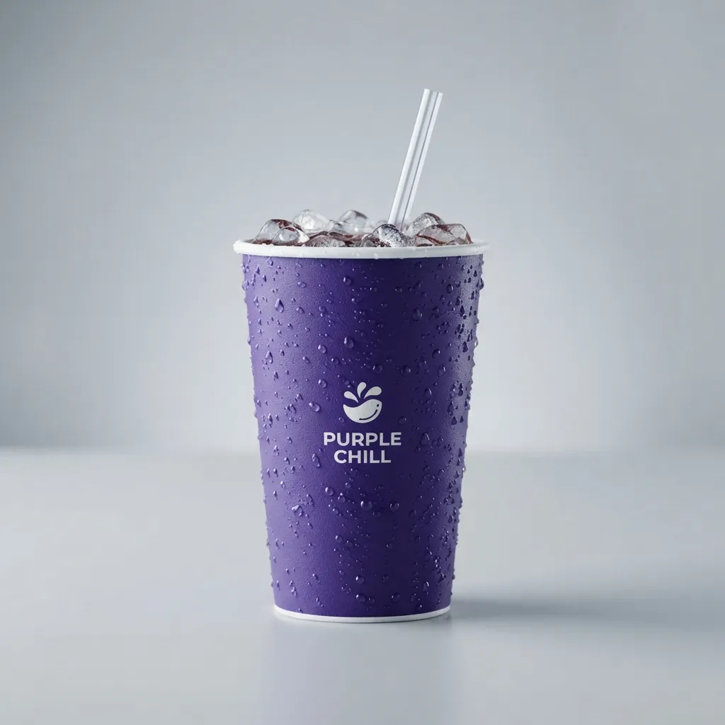 Purple_paper_ice_drink_cup
