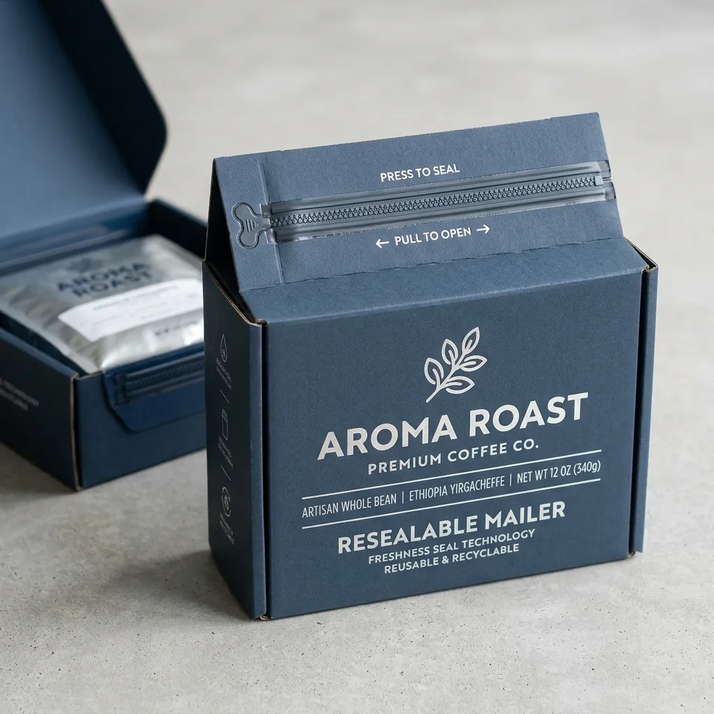coffee-mailer-box-resealable-packaging