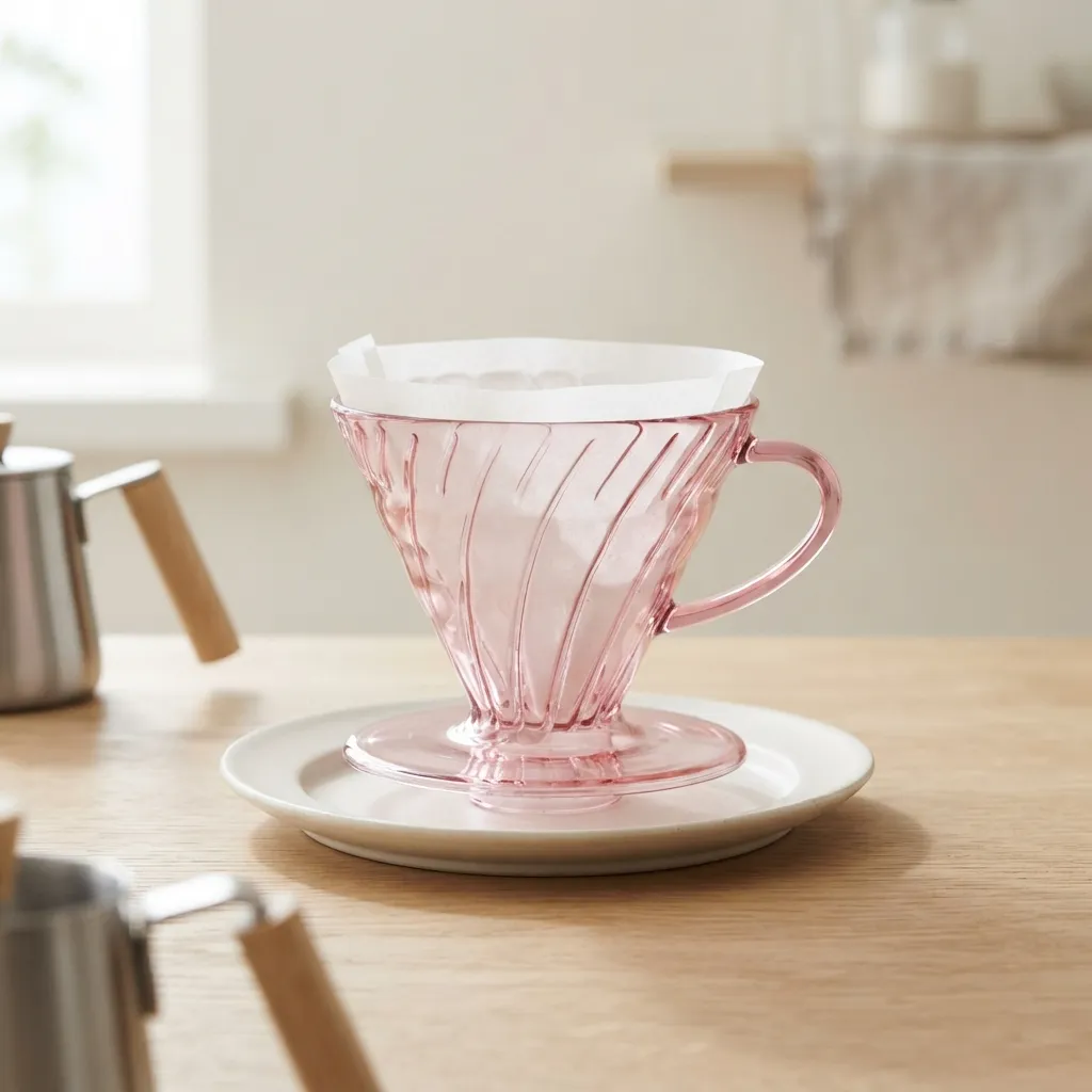 Rose_pink_coffee_filter_cup