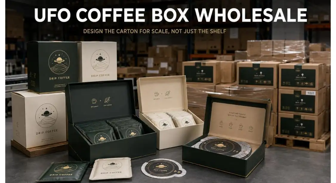 Venta al por mayor de cajas de café OVNI