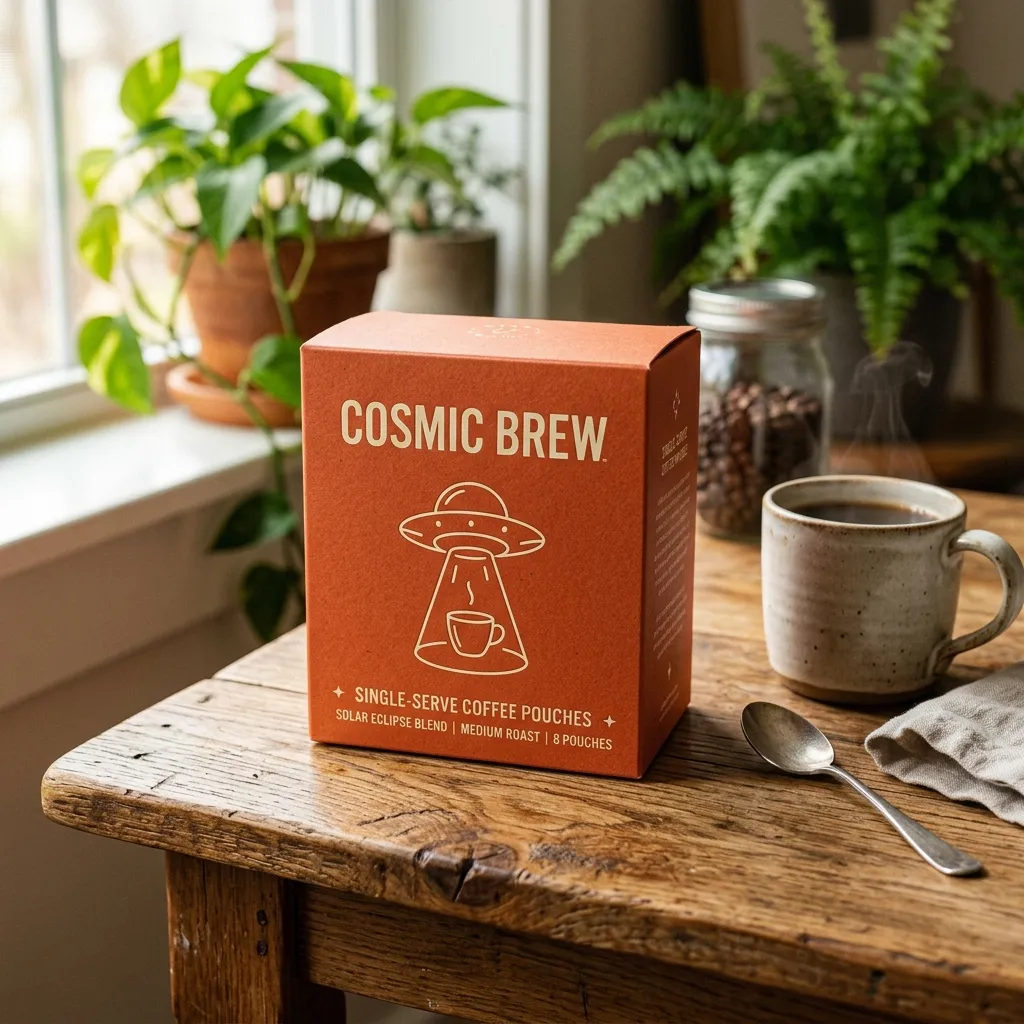 Caja de café OVNI de una sola dosis