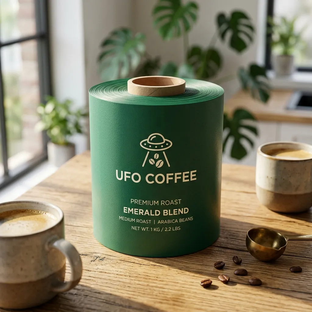 Paquetes de rollos de caja de café OVNI