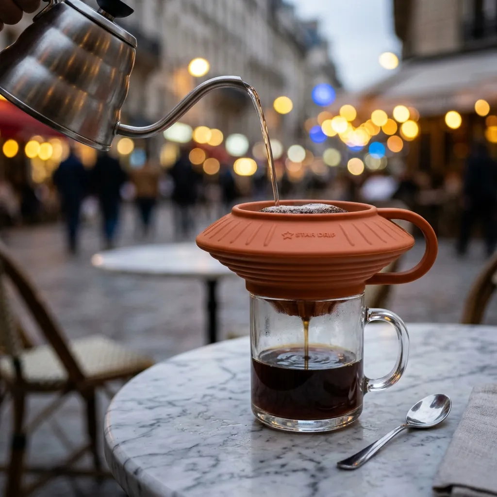 Filtro de café colgante-ovni personalizado