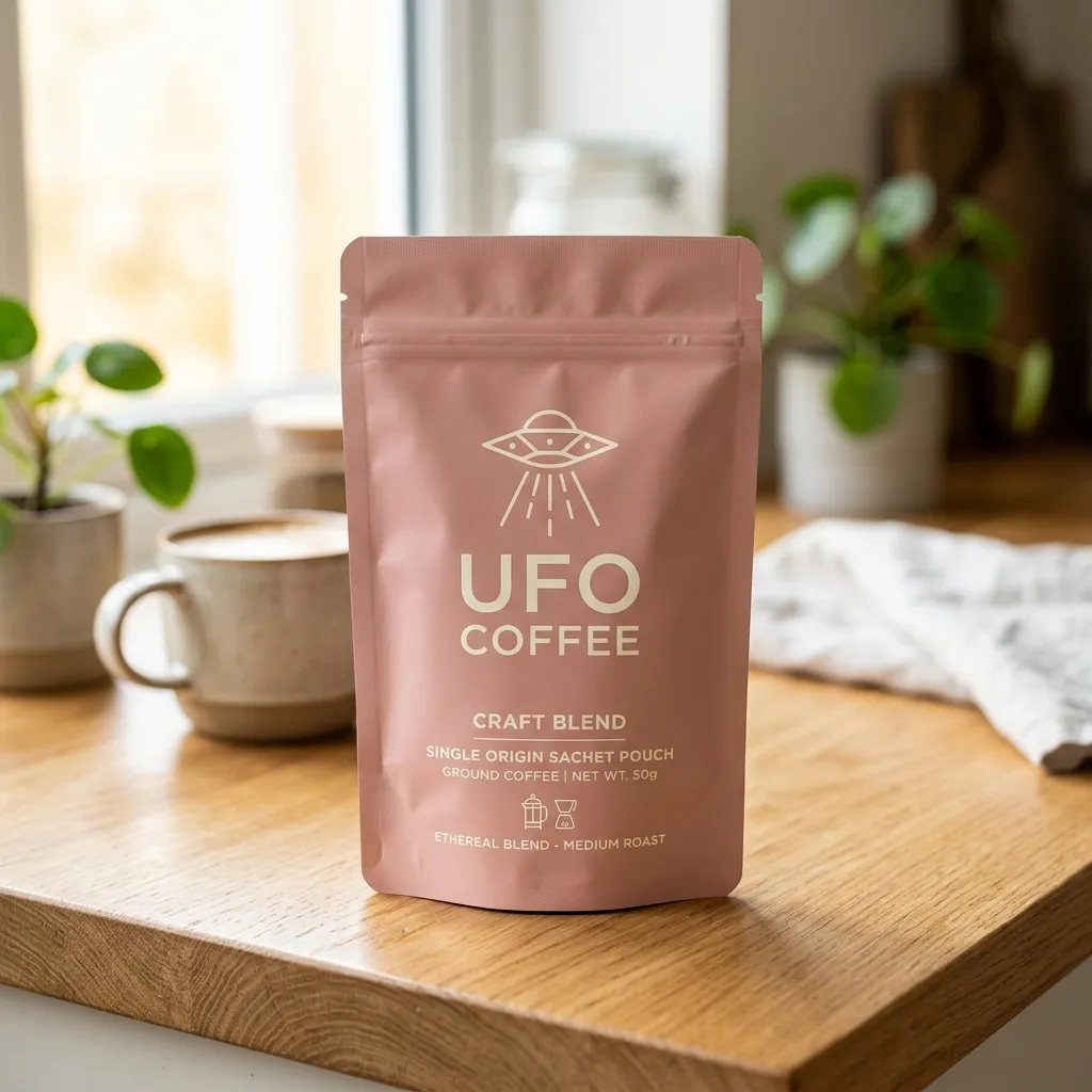 UFO_coffee_sachet_on_countertop