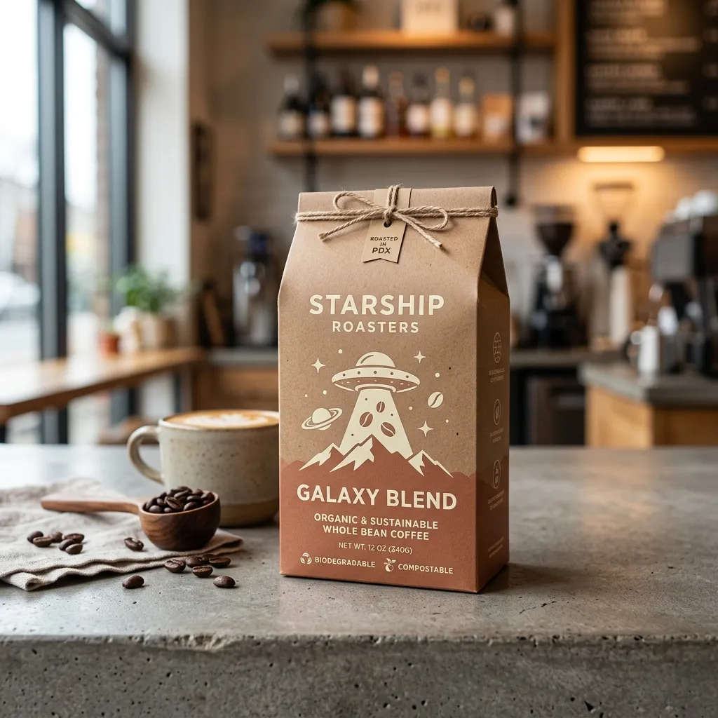 Caja de café compostable OVNI