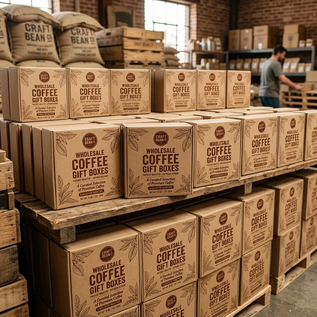 cajas de regalo de café al por mayor