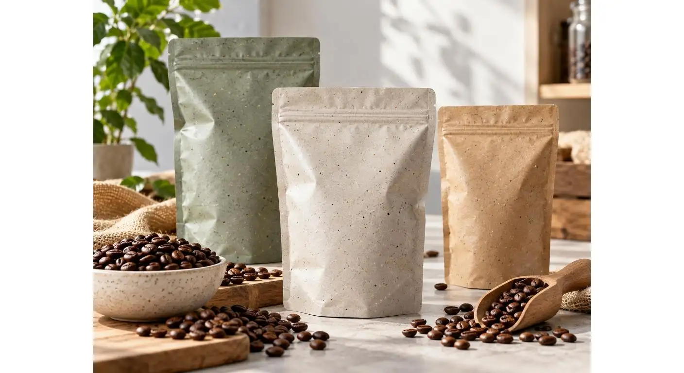 Envase de granos de café por PCR