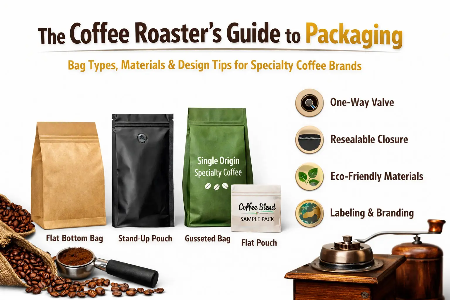 La guía definitiva para el arrosador de café sobre el envasado de café