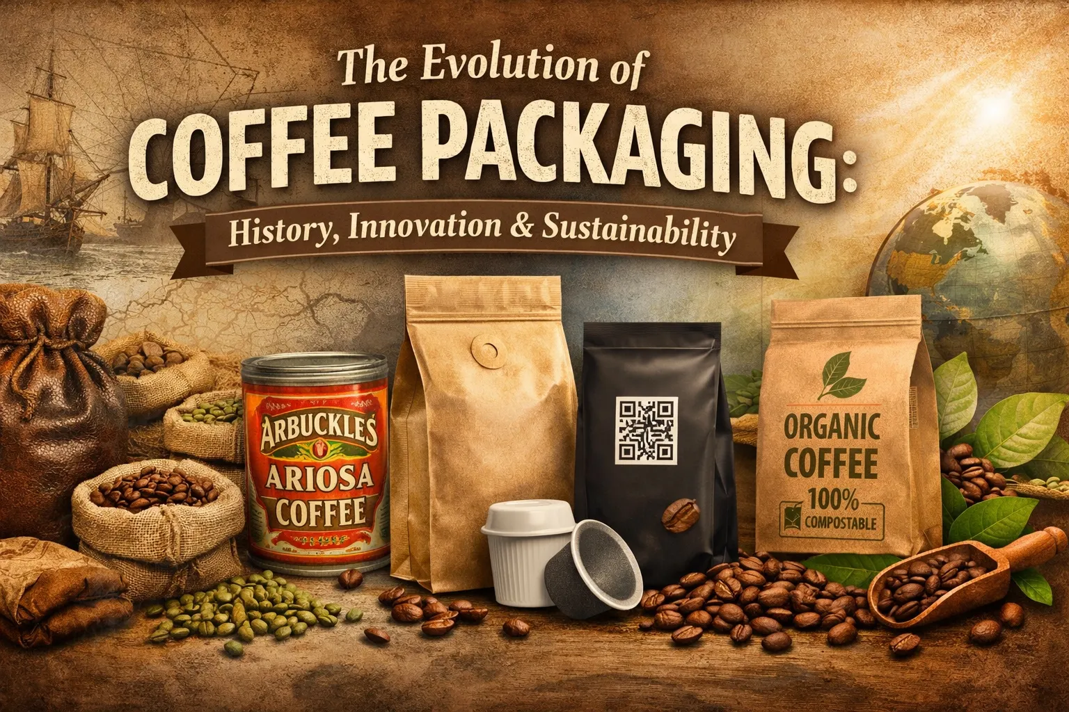 La evolución del envasado de café
