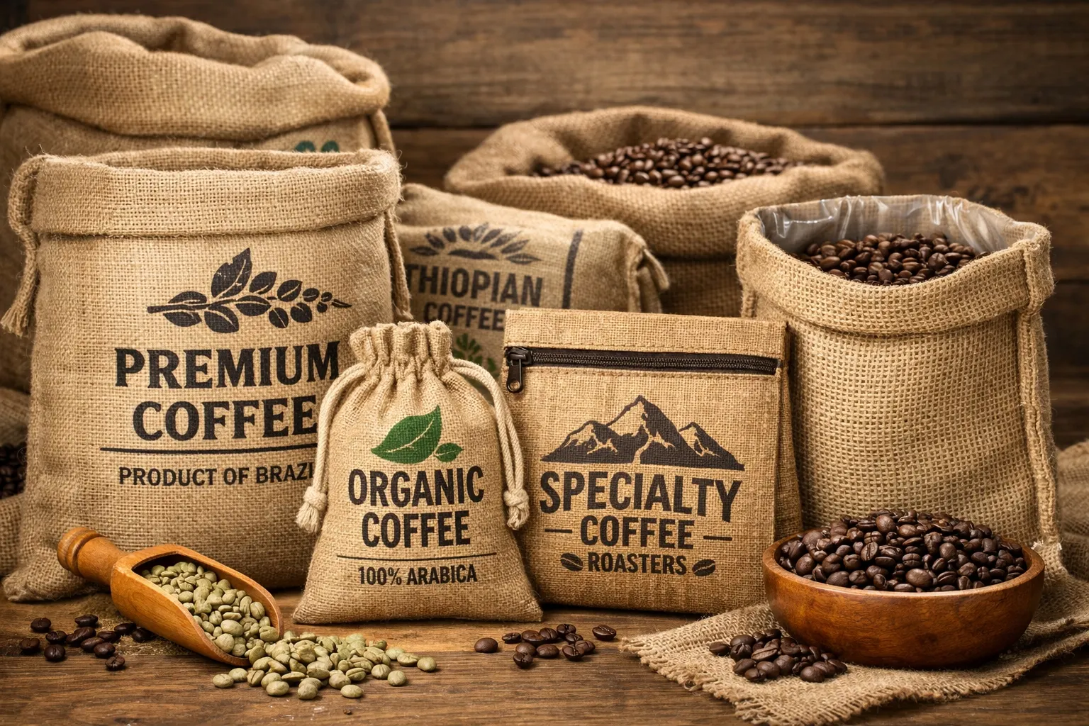 Bolsas de yute para envases de café: Soluciones sostenibles y duraderas
