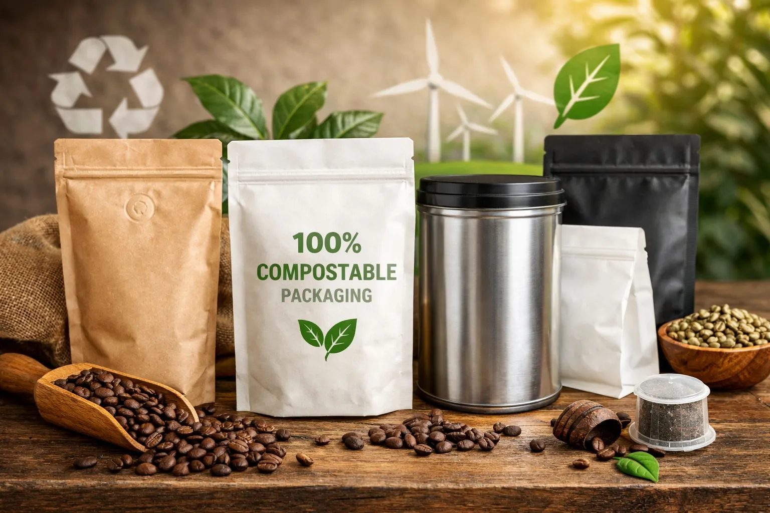 Tipos de envases para café