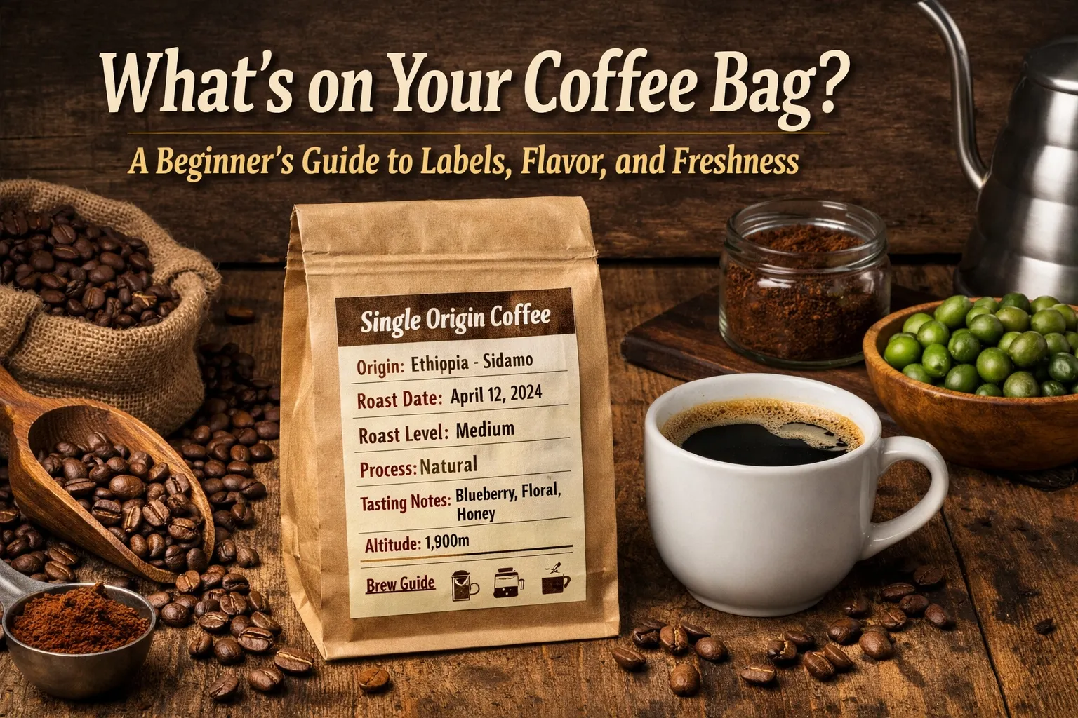 Por qué importan el café y las etiquetas de las bolsas?