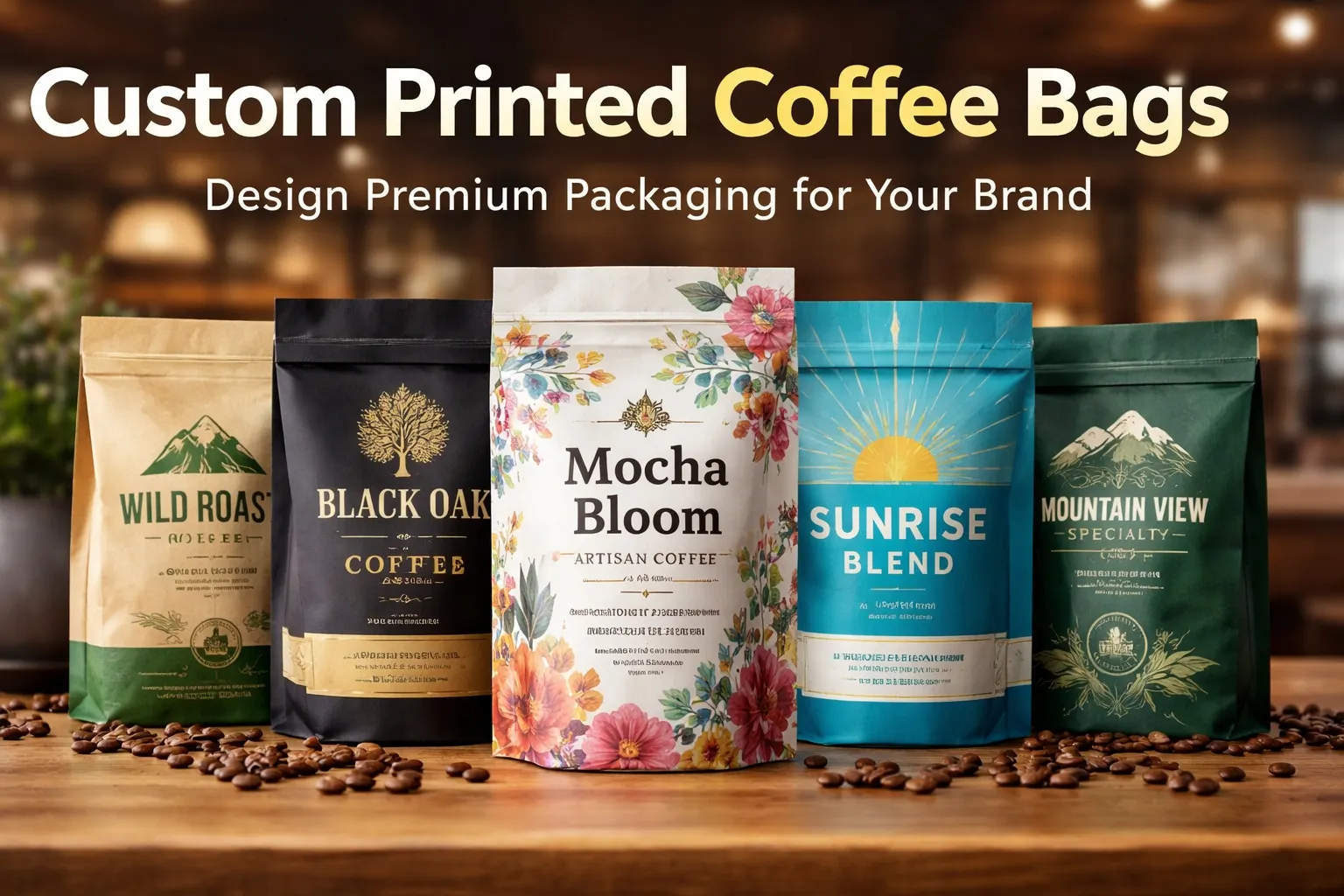 Cómo crear bolsas de café impresas a medida?