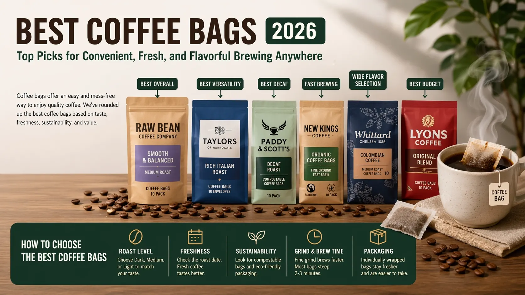 Las mejores bolsas de café de 2026